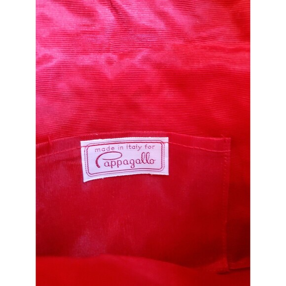 Vintage red straw Pappagallo bag made in Italy - Picture 7 of 10